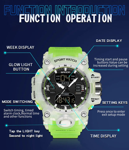 Adventure Time Watch : Digital and Analog - Dual Display Timepiece