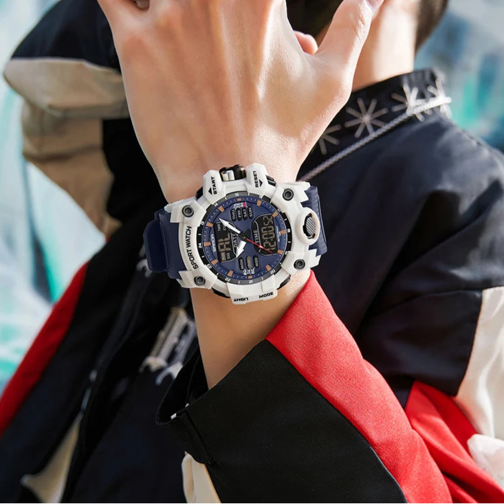 Adventure Time Watch : Digital and Analog - Dual Display Timepiece